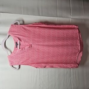 Adrianna Papell Pink Sleeveless Blouse